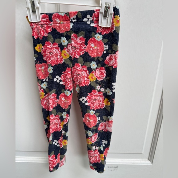 Simple Joys by Carter's 2T Girls Floral Leggings Pants - Picture 1 of 4